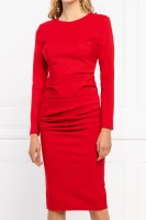 Obleka Elisabetta Franchi 	rdeča	